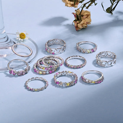 [Echo Fine ]Dainty Ebullient Round Cut Daily Ring