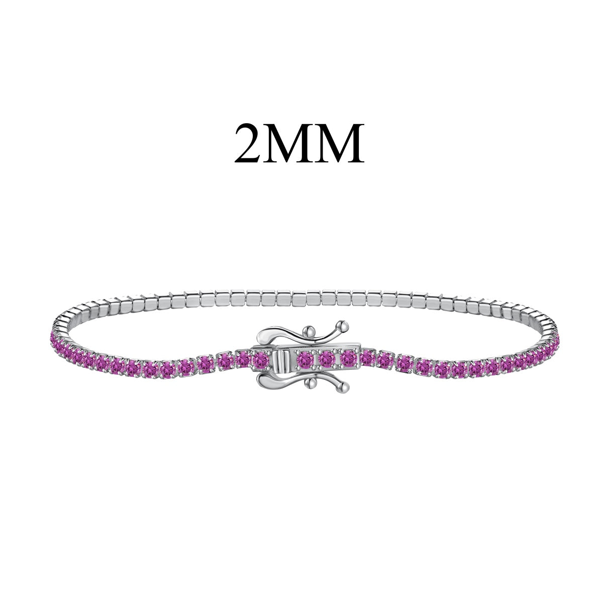 [Echo Fine ]Radiant Colorful Round Cut Party Bracelet