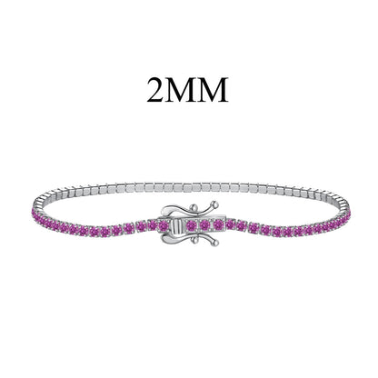 [Echo Fine ]Radiant Colorful Round Cut Party Bracelet