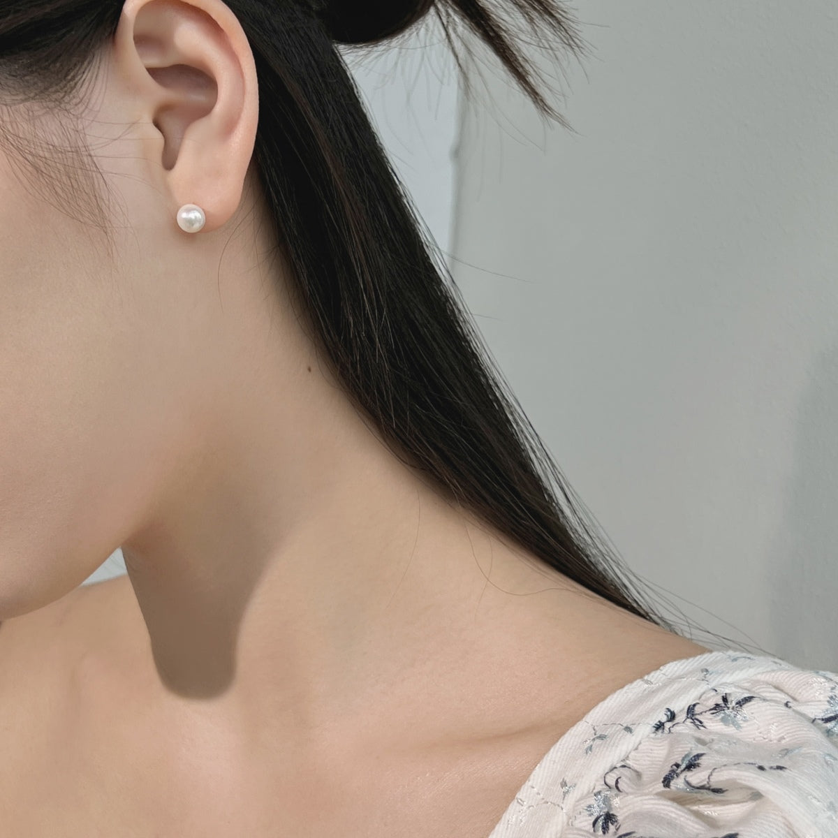 [Echo Fine ]Delicate Pearl Earrings