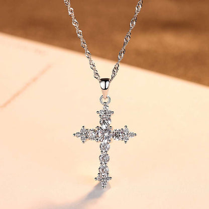 [Echo Fine ]Delicate Cross Shape Necklace