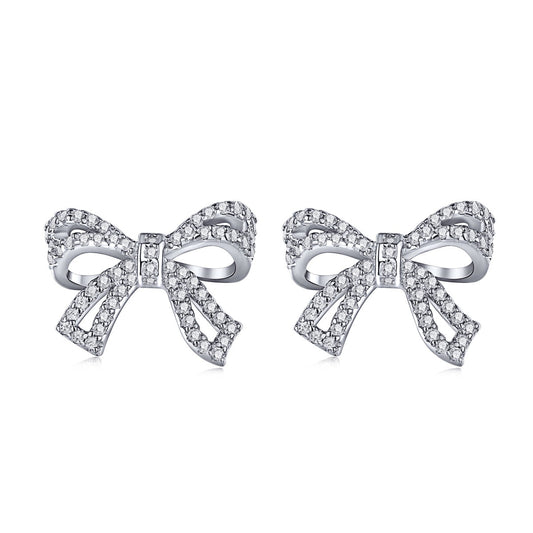 [Echo Fine ]Dainty Bow Shape Earrings