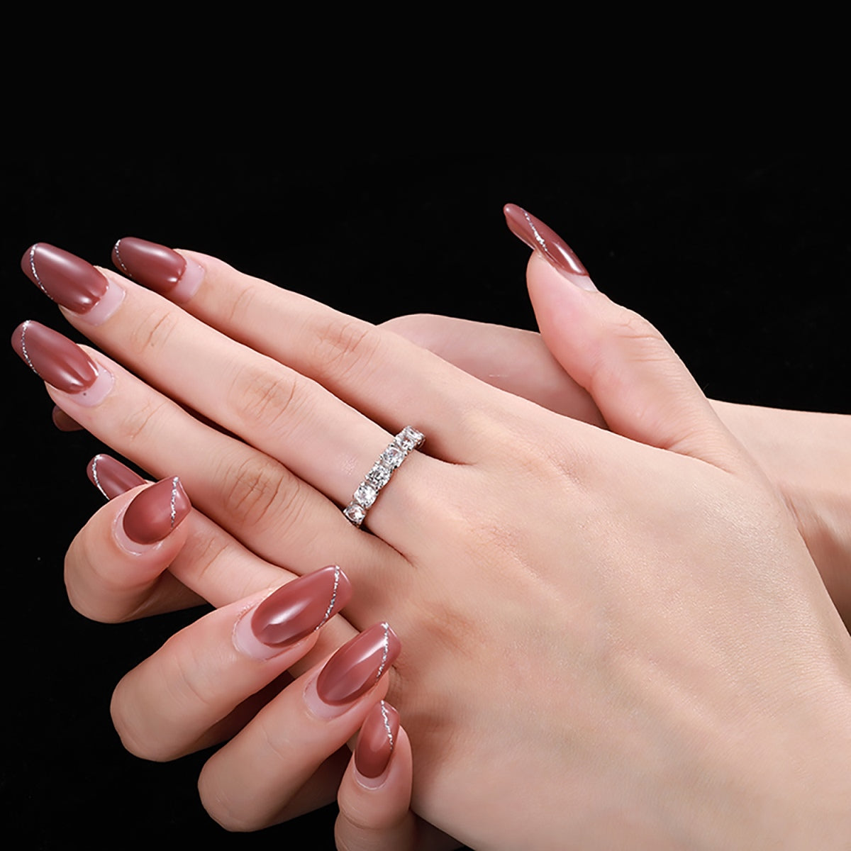 [Echo Fine ]Eternity Round Cut Tennis Ring