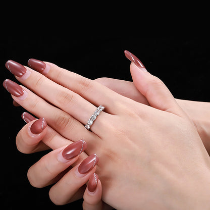 [Echo Fine ]Eternity Round Cut Tennis Ring