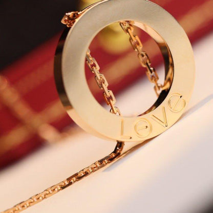 [Echo Fine ]LOVE NECKLACE ADJUSTABLE ROSE GOLD