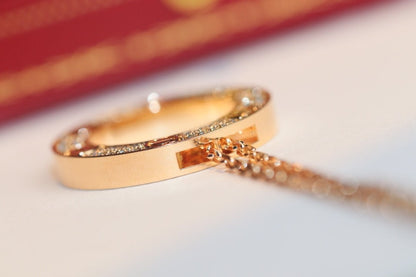 [Echo Fine ]LOVE NECKLACE ADJUSTABLE ROSE GOLD