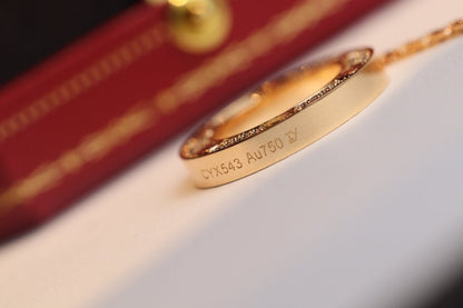 [Echo Fine ]LOVE NECKLACE ADJUSTABLE ROSE GOLD