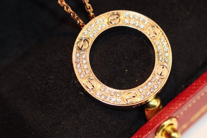 [Echo Fine ]LOVE NECKLACE ADJUSTABLE ROSE GOLD