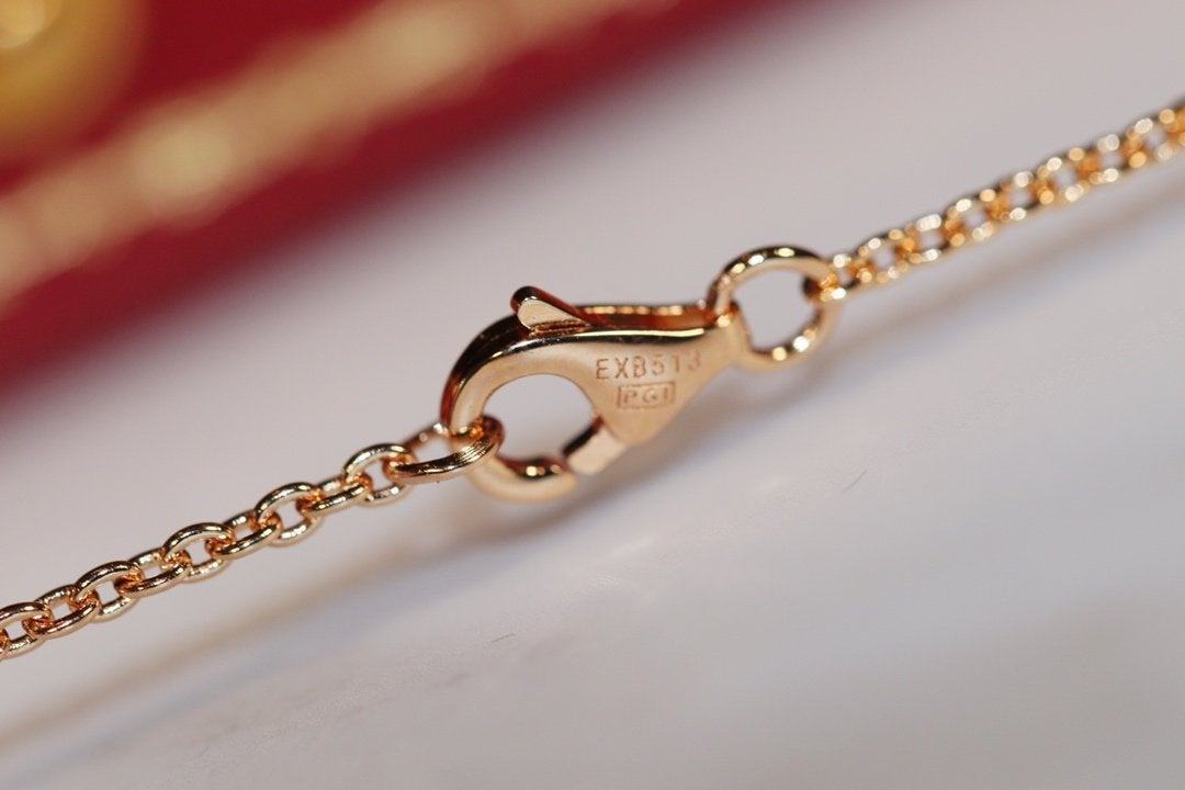 [Echo Fine ]LOVE NECKLACE PINK GOLD AND SILVER