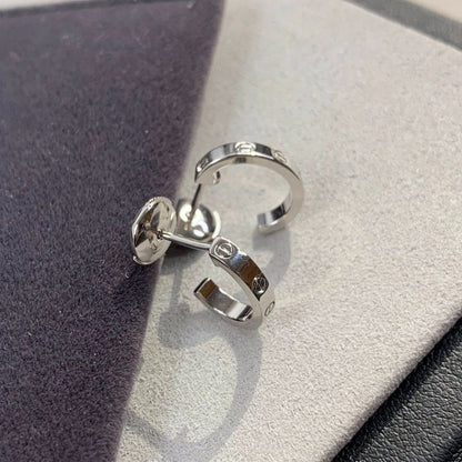 [Echo Fine ]LOVE EARRINGS 2.65MM SILVER