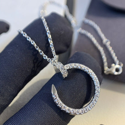 [Echo Fine ]JUSTE NECKLACE SILVER DIAMONDS