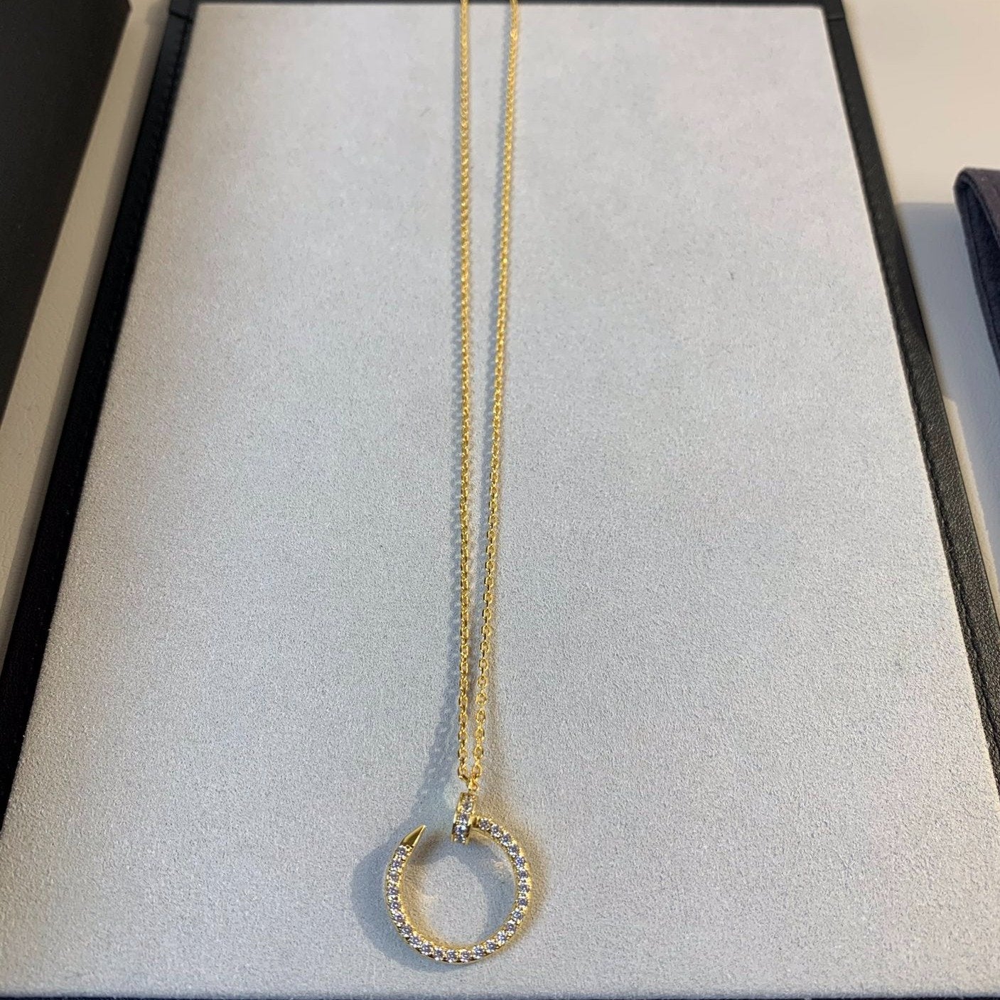 [Echo Fine ]JUSTE NECKLACE GOLD DIAMONDS