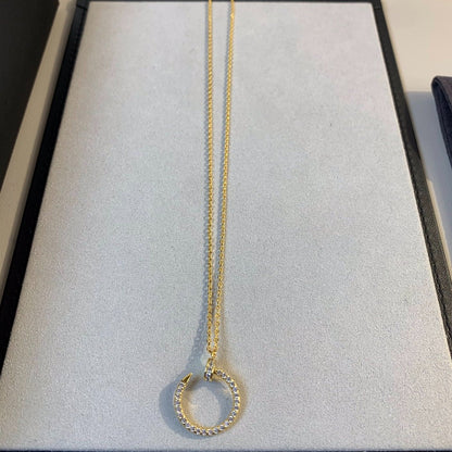 [Echo Fine ]JUSTE NECKLACE GOLD DIAMONDS