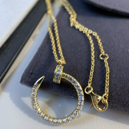 [Echo Fine ]JUSTE NECKLACE GOLD DIAMONDS