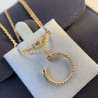 [Echo Fine ]JUSTE NECKLACE PINK GOLD DIAMONDS