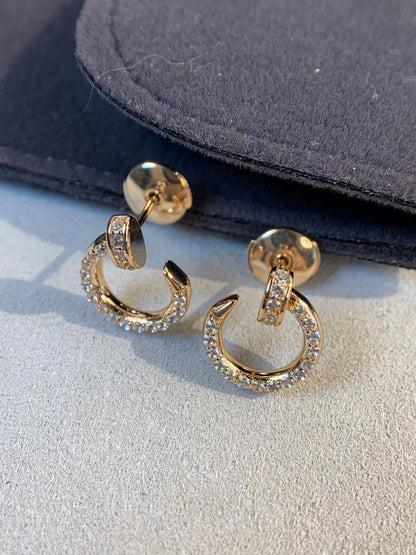 [Echo Fine ]JUSTE EARRINGS GOLD DIAMONDS