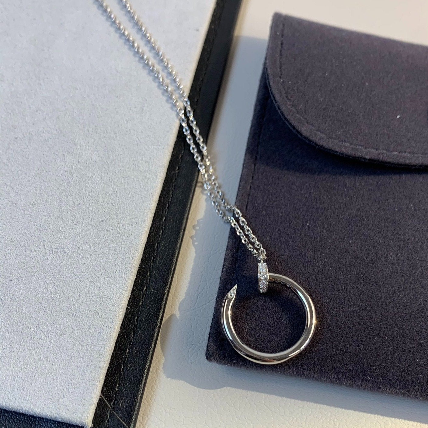 [Echo Fine ]JUSTE NECKLACE SILVER