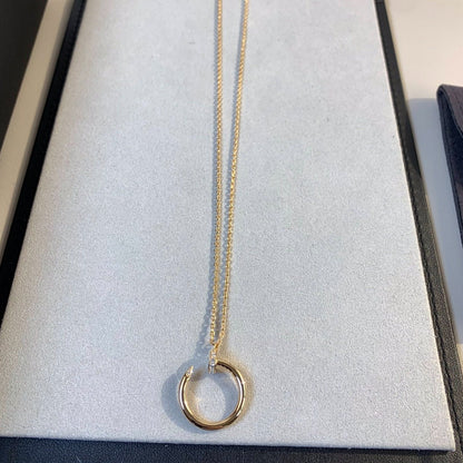 [Echo Fine ]JUSTE NECKLACE PINK GOLD