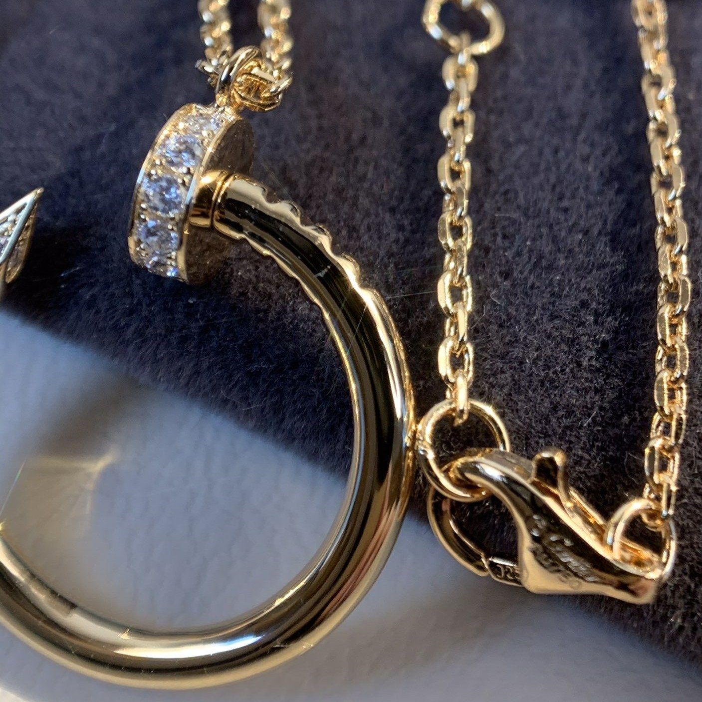 [Echo Fine ]JUSTE NECKLACE PINK GOLD
