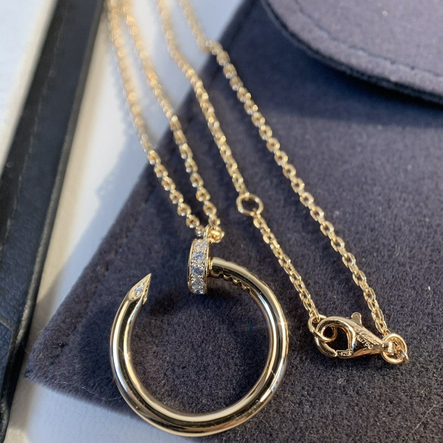 [Echo Fine ]JUSTE NECKLACE PINK GOLD