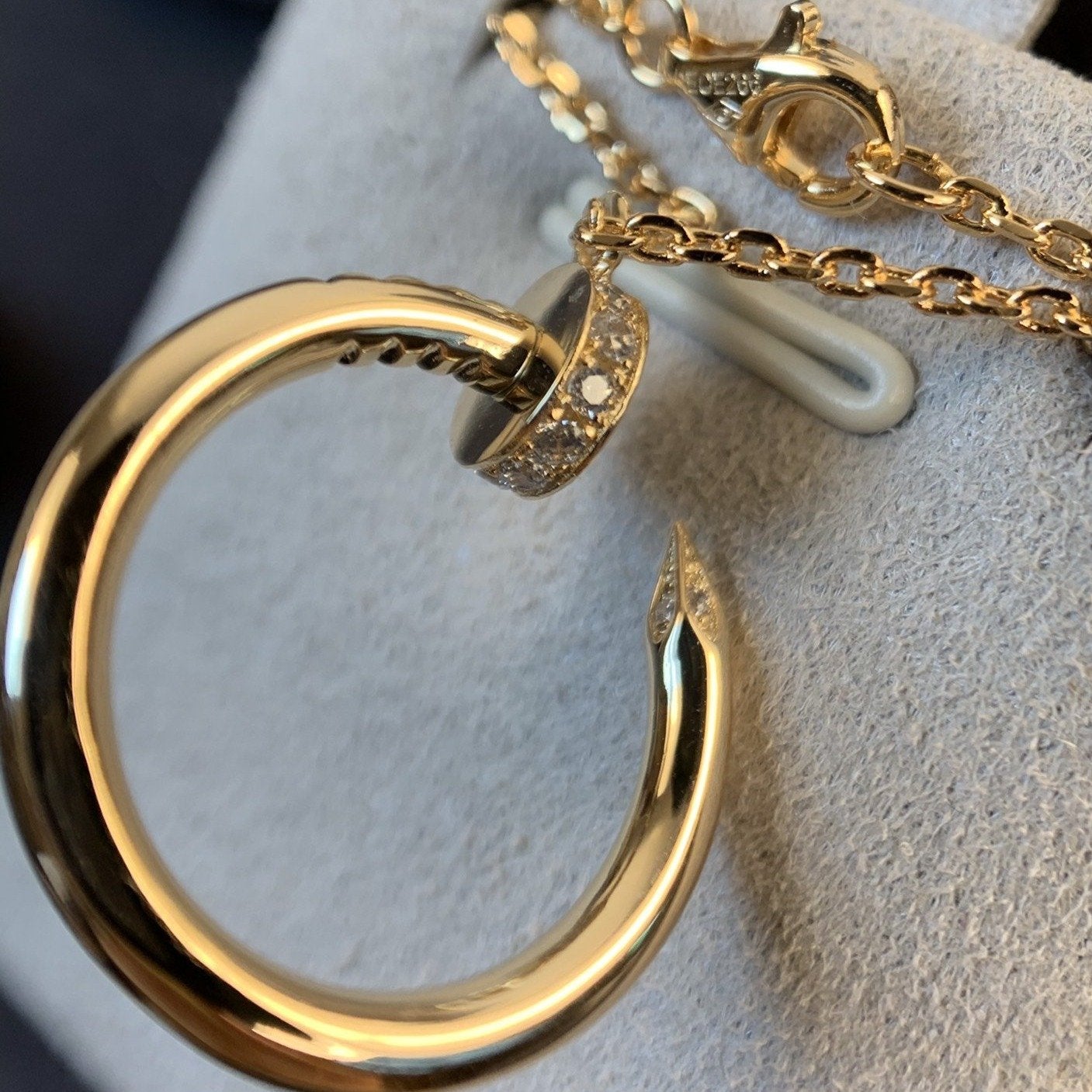 [Echo Fine ]JUSTE NECKLACE PINK GOLD