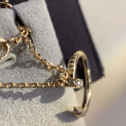 [Echo Fine ]JUSTE NECKLACE PINK GOLD