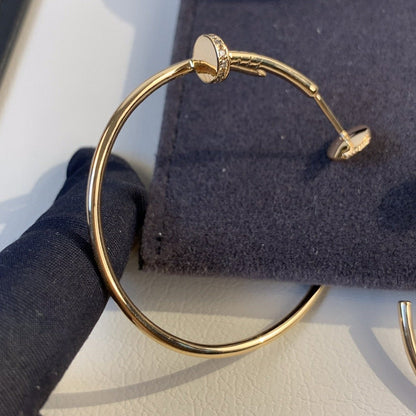 [Echo Fine ]JUSTE EARRINGS GOLD DIAMONDS 1.8MM