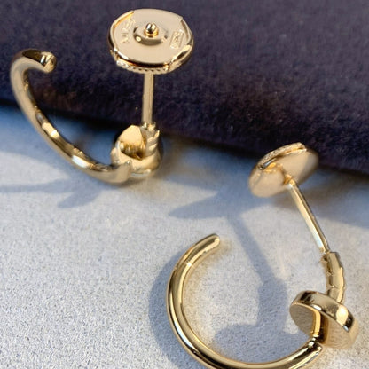 [Echo Fine ]JUSTE EARRINGS PINK GOLD
