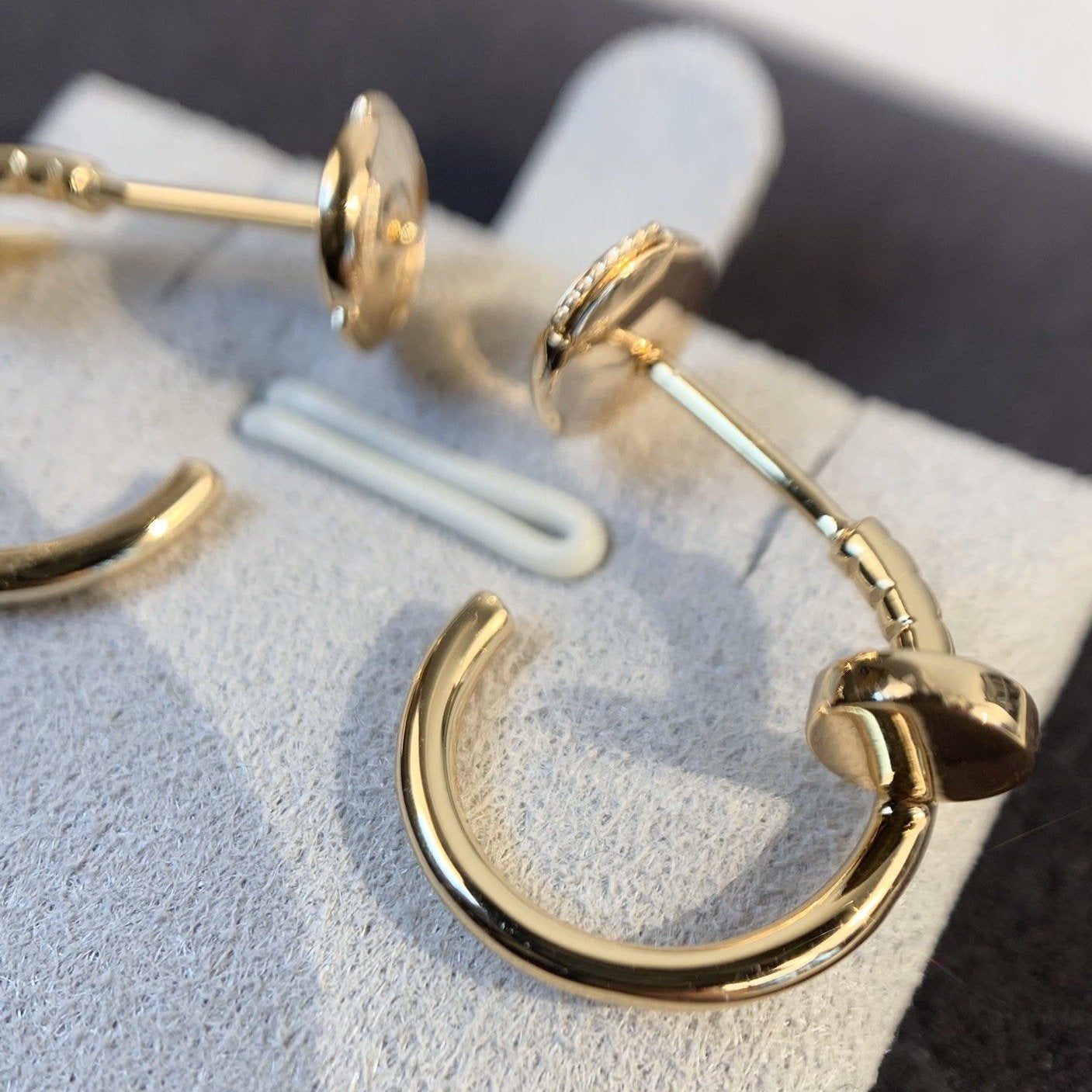 [Echo Fine ]JUSTE EARRINGS PINK GOLD