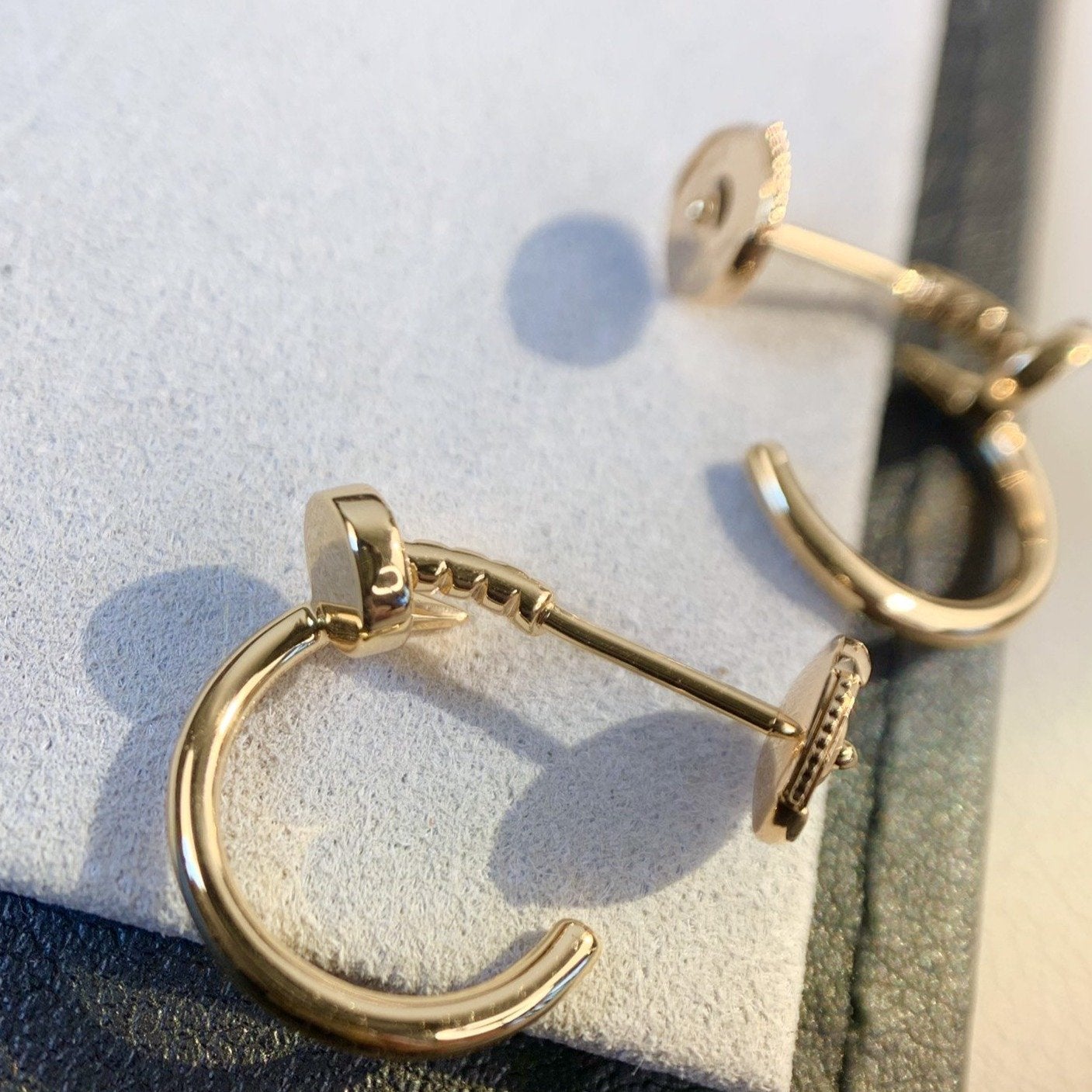 [Echo Fine ]JUSTE EARRINGS PINK GOLD