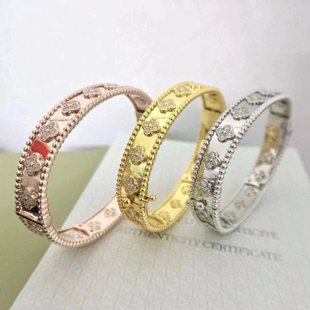 [Echo Fine ]CLOVER BRACELET 8MM DIAMONDS