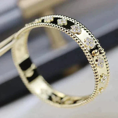 [Echo Fine ]CLOVER BRACELET 8MM DIAMONDS