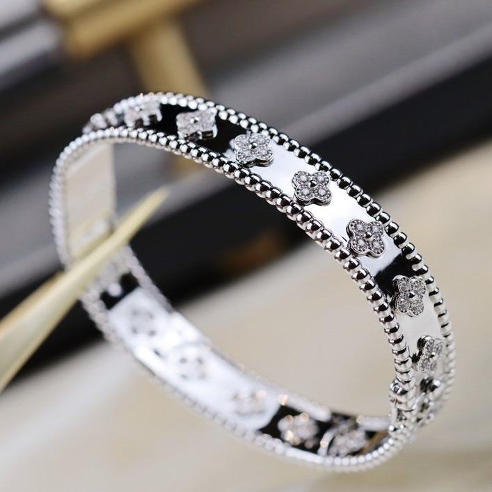 [Echo Fine ]CLOVER BRACELET 8MM DIAMONDS
