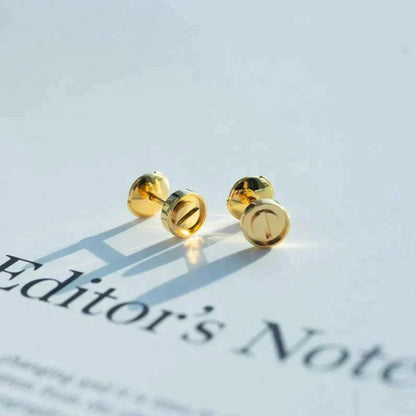[Echo Fine ]LOVE EARRINGS GOLD 10MM
