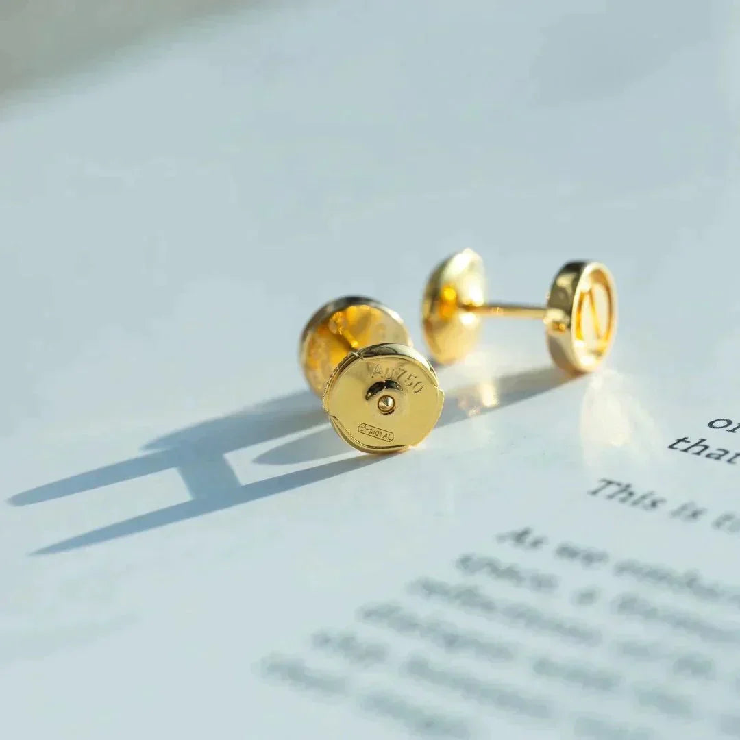 [Echo Fine ]LOVE EARRINGS GOLD 10MM