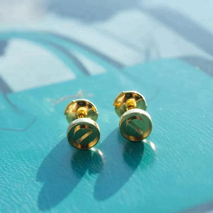 [Echo Fine ]LOVE EARRINGS GOLD 10MM