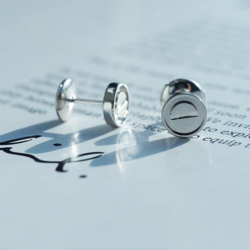 [Echo Fine ]LOVE EARRINGS SILVER 10MM