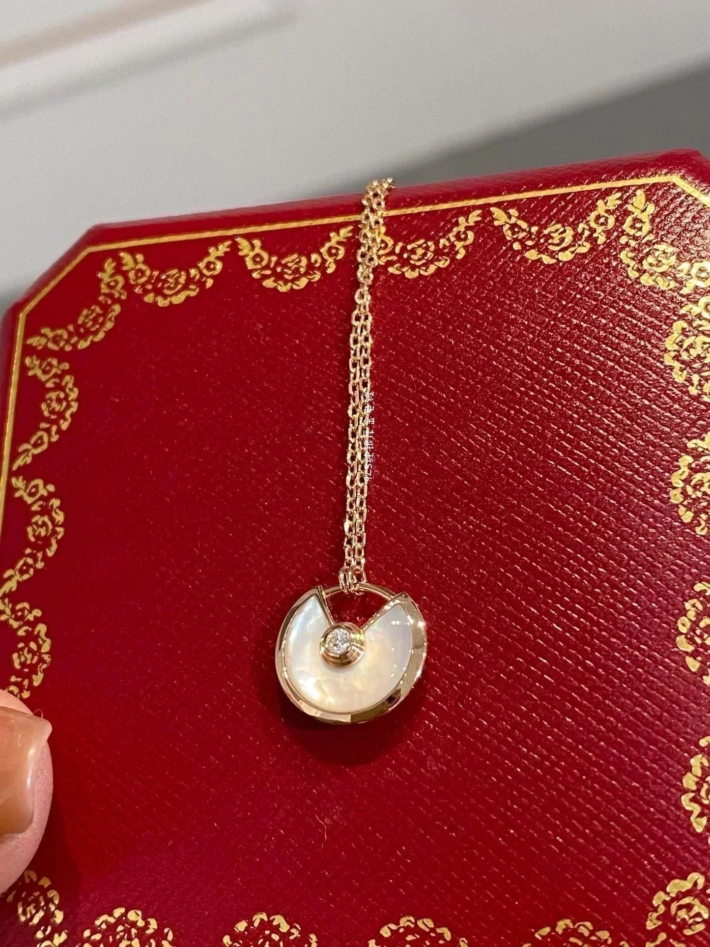 [Echo Fine ]AMULETTE ROSE GOLD MOP NECKLACE