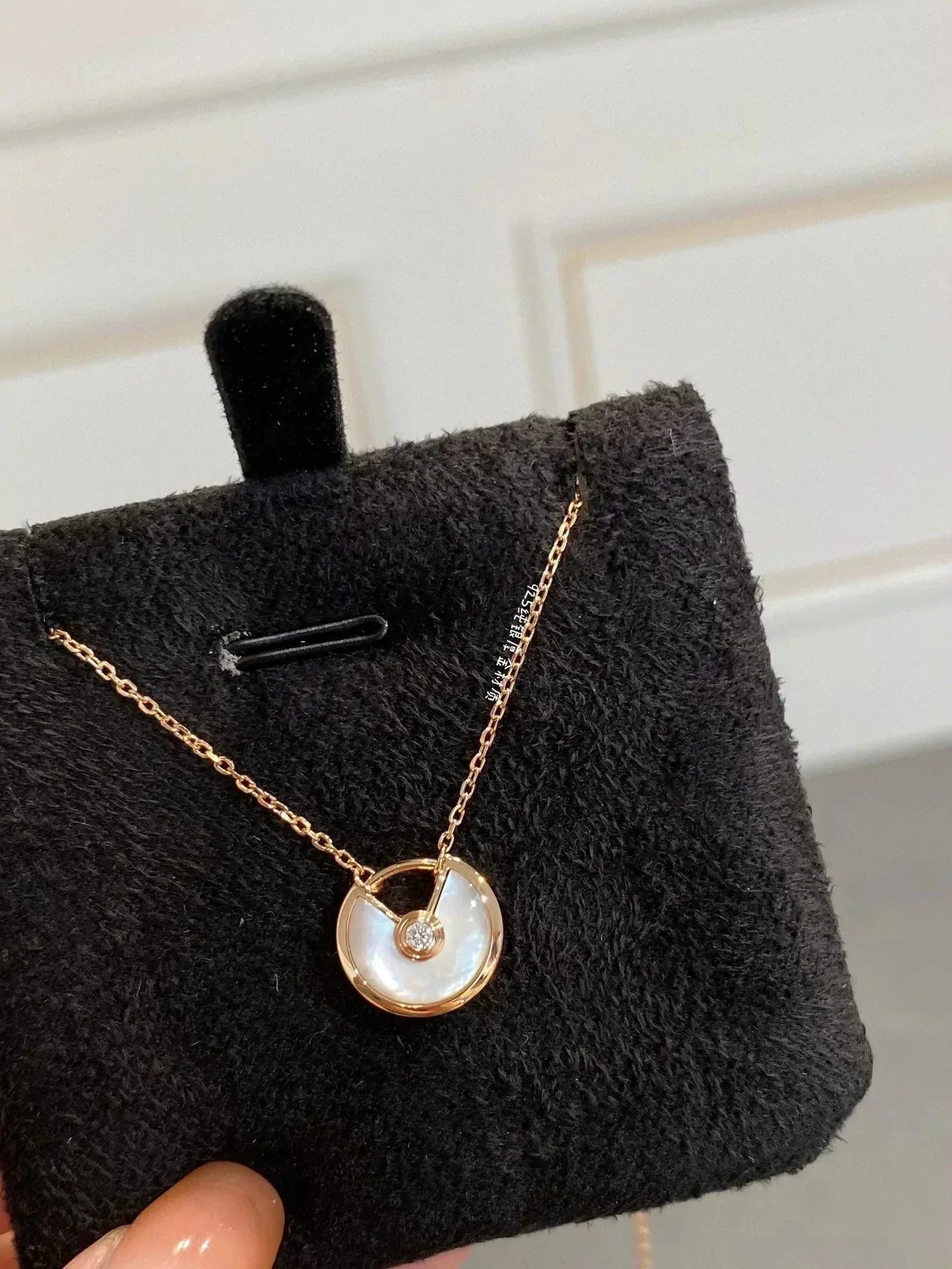 [Echo Fine ]AMULETTE ROSE GOLD MOP NECKLACE