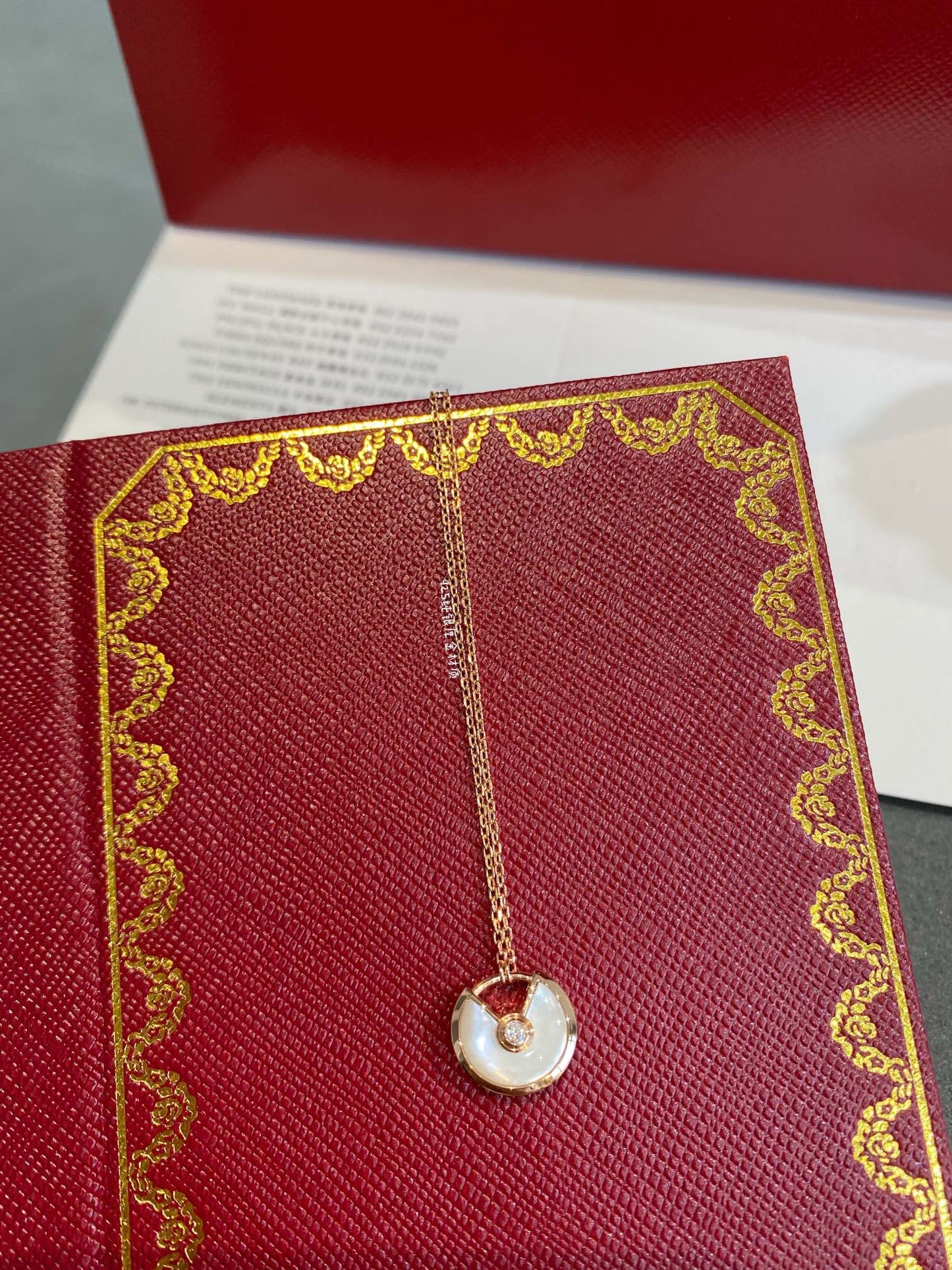 [Echo Fine ]AMULETTE ROSE GOLD MOP NECKLACE
