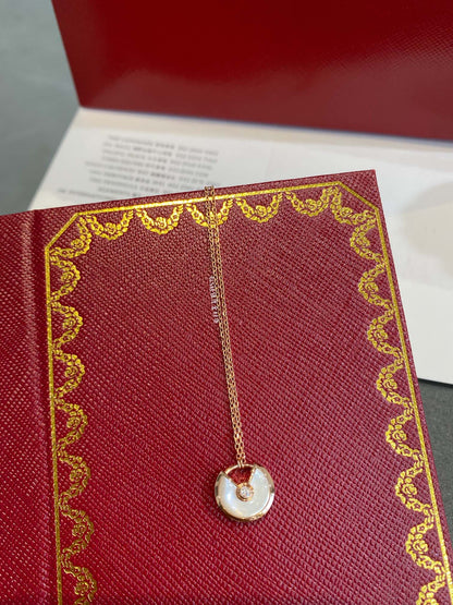 [Echo Fine ]AMULETTE ROSE GOLD MOP NECKLACE