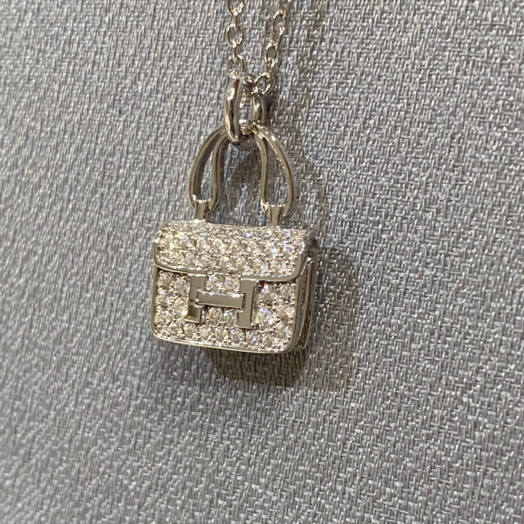 [Echo Fine ]CONSTANCE PEDANT DIAMOND NECKLACE