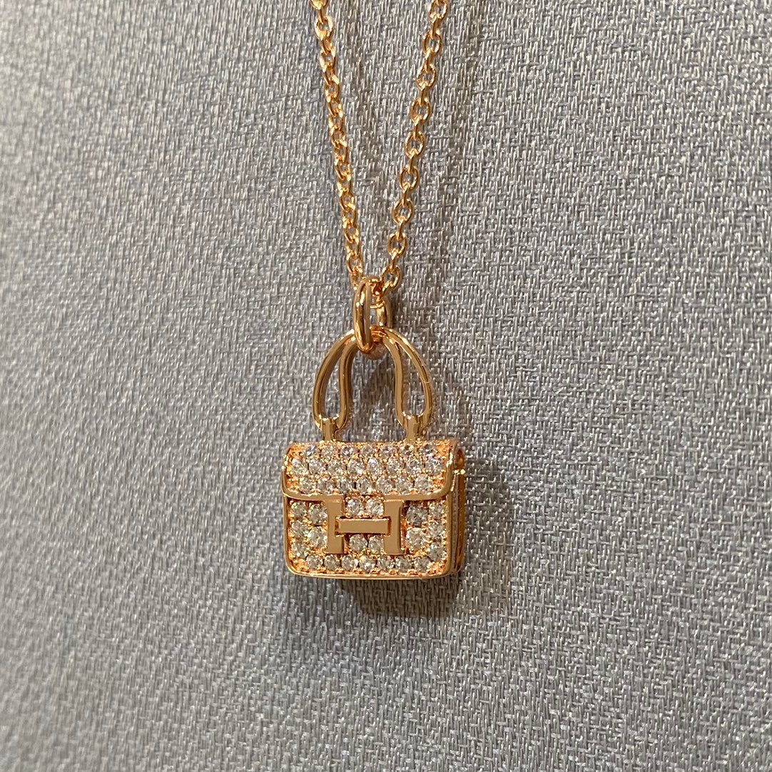 [Echo Fine ]CONSTANCE PEDANT DIAMOND NECKLACE
