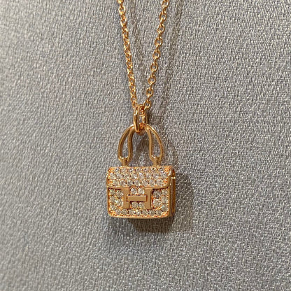 [Echo Fine ]CONSTANCE PEDANT DIAMOND NECKLACE