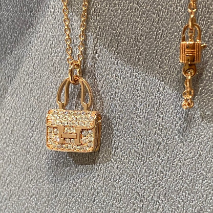 [Echo Fine ]CONSTANCE PEDANT DIAMOND NECKLACE