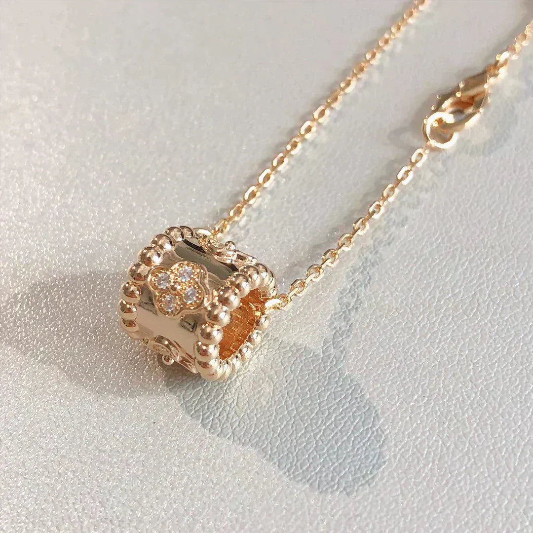 [Echo Fine ]PERLEE PEDANT NECKLACE GOLD / ROSE GOLD