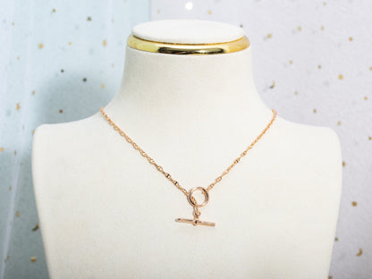 [Echo Fine ]ECHAPPEE NECKLACE PINK GOLD