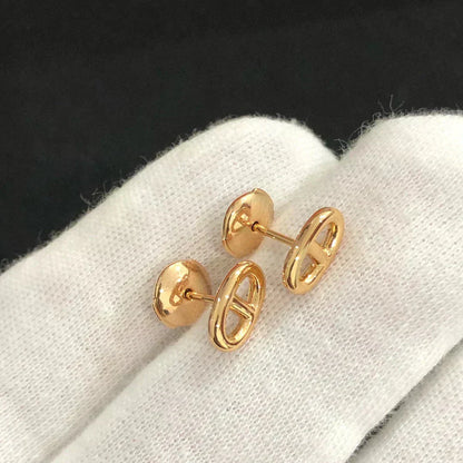 [Echo Fine ]CHAINE SMALL EARRINGS GOLD AND SILVER