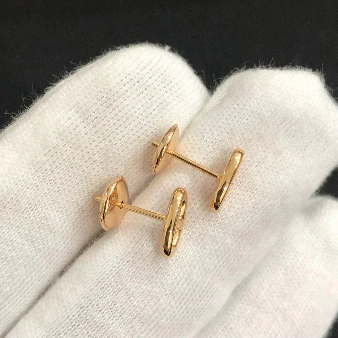 [Echo Fine ]CHAINE SMALL EARRINGS GOLD AND SILVER