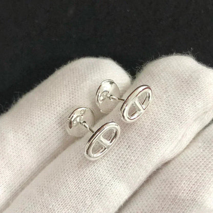 [Echo Fine ]CHAINE SMALL EARRINGS GOLD AND SILVER